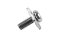 [E] น็อตยึดสายไฟ สแตนเลสชุบนิกเกิ้ล M3x8 mm พร้อมแหวนทรงสี่เหลี่ยม ขนาด 8x8 mm